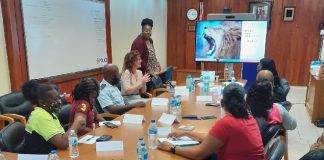 Police officers participate in mediation workshop