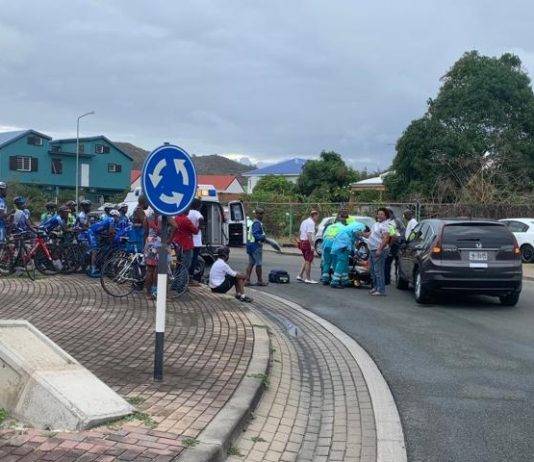 Police investigating traffic accidents