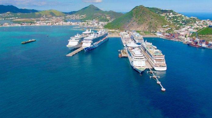 Port SXM Cruise Ships in Port