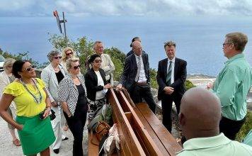 Dutch Parliament visits Saba