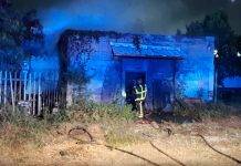 Two structures burn down on the Back Street