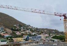 SMGH Tower Crane lowered due to hurricane season