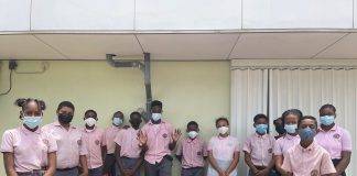 SDA Grade 6 class donates play equipment to SMMC