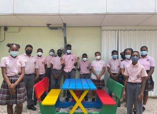 SDA Grade 6 class donates play equipment to SMMC