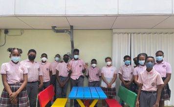 SDA Grade 6 class donates play equipment to SMMC