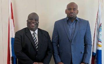 Minister VSA meets ILO Director of the Decent Work Team and Office for the Caribbean