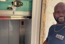 Universal Elevators Services first major installation as a local company