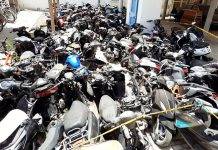 Vehicles left at towing companies and police station