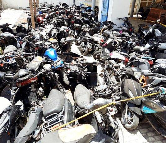 Vehicles left at towing companies and police station