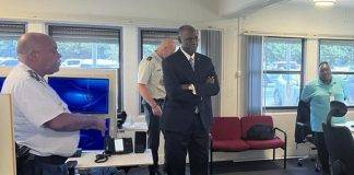 Governor Holiday pays working visit to Police Force