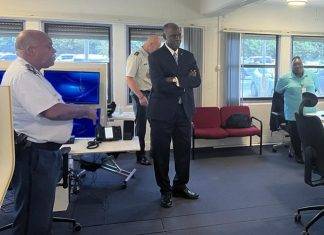 Governor Holiday pays working visit to Police Force