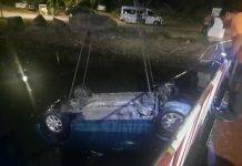 Driver lands in Fresh Pond