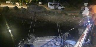 Driver lands in Fresh Pond