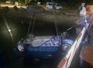 Driver lands in Fresh Pond