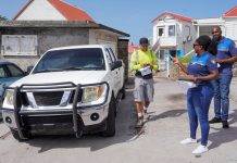 Parking policy promoted, drivers receive blue disk