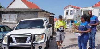 Parking policy promoted, drivers receive blue disk