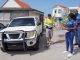 Parking policy promoted, drivers receive blue disk