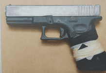 Firearm confiscated in domestic violence incident