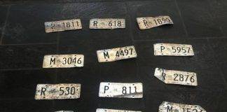 Lost license plates