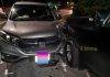 Accident with minor injuries on the Guana-Bay road