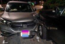 Accident with minor injuries on the Guana-Bay road