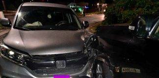 Accident with minor injuries on the Guana-Bay road