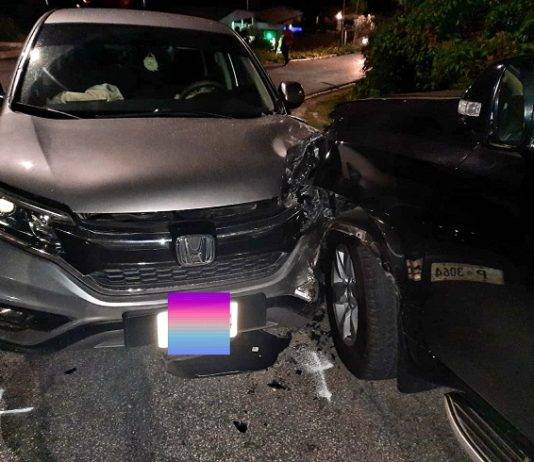 Accident with minor injuries on the Guana-Bay road