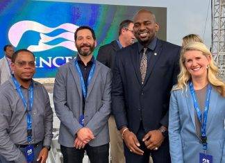 PSGs CEO Gumbs and Act. Minister of TEATT Ottley met with Cruise Executives from Carnival Corp. Brands