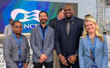 PSGs CEO Gumbs and Act. Minister of TEATT Ottley met with Cruise Executives from Carnival Corp. Brands