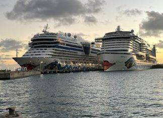 PSG cruise arrivals near 500,000 in first eight months. Outpaces the forecast period