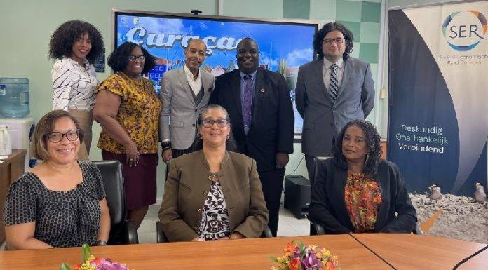 Acting resident coordinator UN on courtesy visit at SER Curaçao