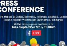 Press Conference of MP’s Gumbs – Peterson – Duncan – Wescot-Williams and Emmanuel
