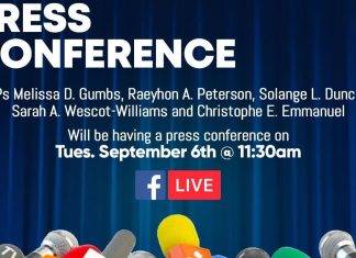 Press Conference of MP’s Gumbs – Peterson – Duncan – Wescot-Williams and Emmanuel