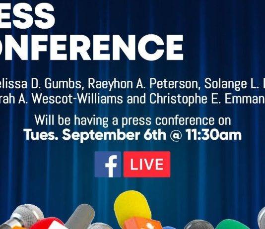 Press Conference of MP’s Gumbs – Peterson – Duncan – Wescot-Williams and Emmanuel