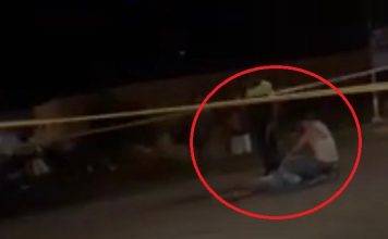 Domestic violence incident a gas station in Colebay
