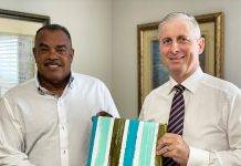 Nolly Oleana pays farewell visit to Saba