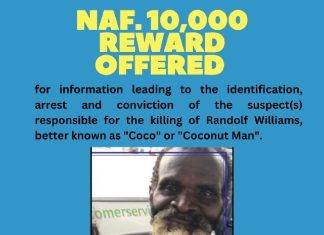 NAf 10,000 reward offered in “Coconut Man” investigation