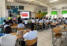 There was a kickoff of the Cops & and Kids program in Sister Regina Prima elementary schools on Wednesday morning, November 2, 2022.