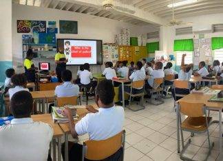There was a kickoff of the Cops & and Kids program in Sister Regina Prima elementary schools on Wednesday morning, November 2, 2022.