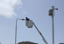 N.V. GEBE Conducts Streetlight Repairs and Maintenance