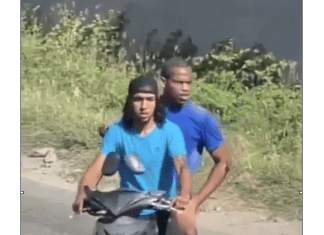 Police seek aggressive scooter rider and passenger, sternly warn against violence and disruptive behavior on country’s streets