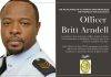 Passing of our dear colleague officer Britt ARNDELL