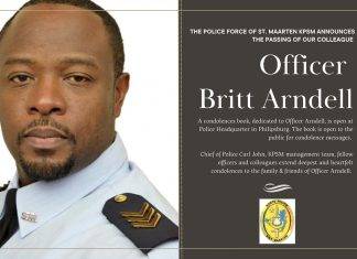 Passing of our dear colleague officer Britt ARNDELL