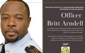 Passing of our dear colleague officer Britt ARNDELL