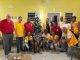 St. Maarten Lions help to decorate the elderly care center