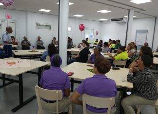 Police chief treats the female workers of KPSM to brunch in celebration of International women’s day