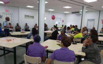 Police chief treats the female workers of KPSM to brunch in celebration of International women’s day