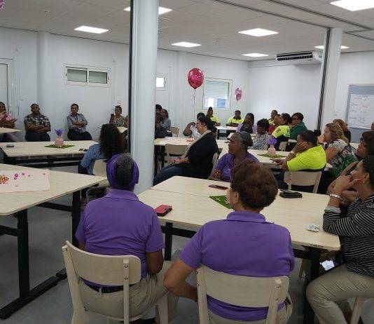 Police chief treats the female workers of KPSM to brunch in celebration of International women’s day
