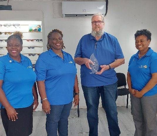 Rotary Club of St. Martin Sunrise’s ‘Outstanding Vocational Service Award’ and ‘Making a Difference Vocational Service Award’