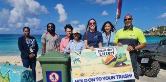 Anti-littering signage placed by EPIC, R4CR, and community partners